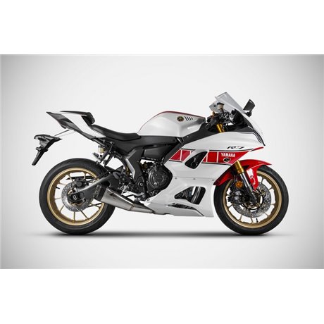 Zard BLACK SS RACING FULL KIT AND CARBON END CAP YAMAHA YZF-R7 21 - 23