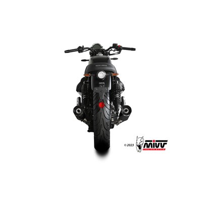 Moto výfuk MIVV HR-1  BLACK MOTO GUZZI V7 STONE 2021  -  2023