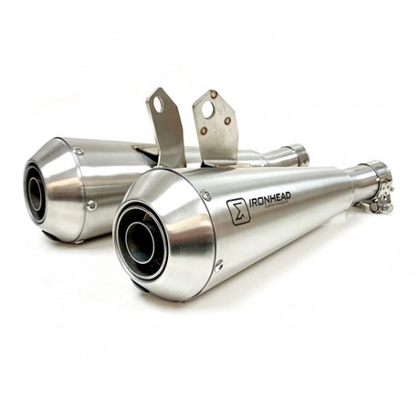 Exhaust IXIL TRIUMPH SPEED TWIN 1200 / RS 24-26 (DD50) IRONHEAD CONICAL MATT INOX