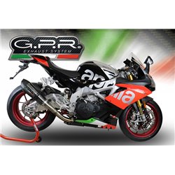 Moto exhaust GPR Aprilia RSV4 1100 2017 - 2019 GPE ANN.POPPY