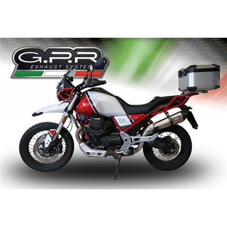 Moto exhaust GPR Moto Guzzi V85 TT 2019 - 2020 GPE ANN.TITANIUM