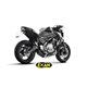 Moto exhaust Exan Oval X-Black Black Inox Kawasaki Z 650 2017 - 2020 full system 