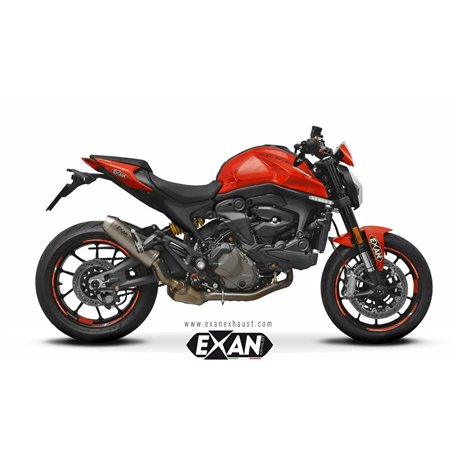 Moto výfuk EXAN DUCATI MONSTER 937 21 - 24 X-ONE STAINLESS STEEL 
