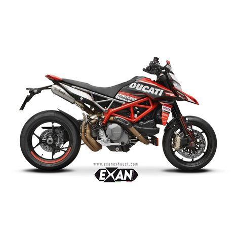 Moto Auspuff EXAN DUCATI HYPERMOTARD 950  19 - 21 X-ONE STAINLESS STEEL Pair
