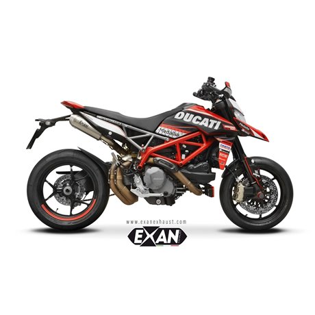 Moto exhaust EXAN DUCATI HYPERMOTARD 950  21 - 24 X-ONE TITANIUM Pair