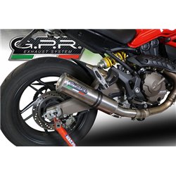 Moto exhaust GPR Ducati MONSTER 821 2015 - 2016 M3 INOX 