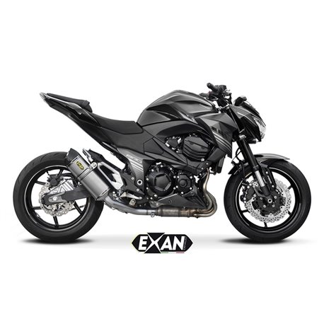 Moto exhaust Exan Carbon Cap Inox Kawasaki Z 800  