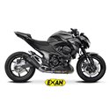 Moto výfuk Exan X-Black Conico Nerez černý Kawasaki Z 800 e  