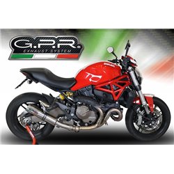 Moto exhaust GPR Ducati MONSTER 821 2017 - 2019 M3 TITANIUM NATURAL 