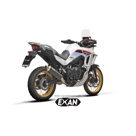 Moto exhaust EXAN HONDA XL 750 TRANSALP  2023 - 2024 OVAL RALLY  CARBON 