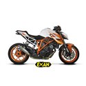Moto exhaust Exan X-GP Inox KTM 1290 SuperDuke 2014 - 2016  