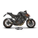 Moto exhaust Exan Oval X-Black Titan KTM 1290 SuperDuke R / GT 2017 - 2019  