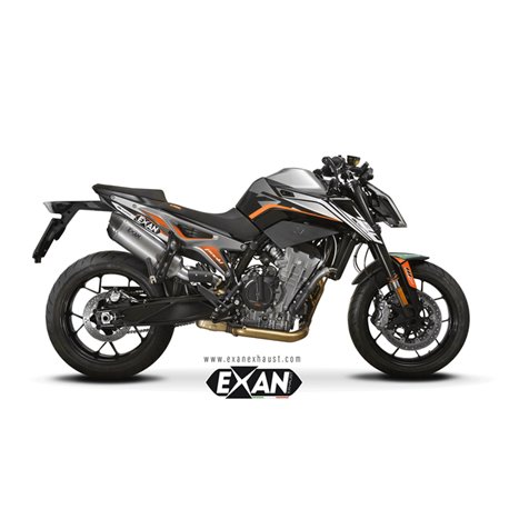 Moto exhaust Exan Carbon Cap Titan KTM 790 Duke 2018 - 2019  
