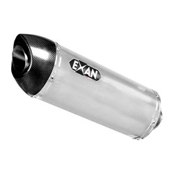 Moto exhaust Exan Carbon Cap Inox KTM 990 Adventure 2012 - 2014  