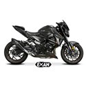 Moto exhaust Exan X-Black EVO Black Inox Suzuki GSX – S 750 2017 - 2020  