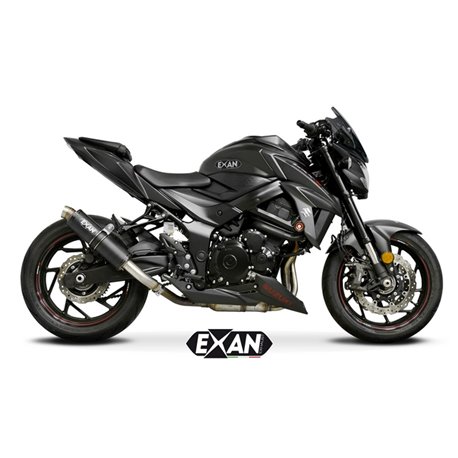 Moto exhaust Exan X-GP Carbon Suzuki GSX – S 750 2017 - 2020  