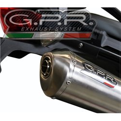 Moto exhaust GPR BMW G 650 X-CounT. Chall-Moto 2006 - 2012 SATINOX 
