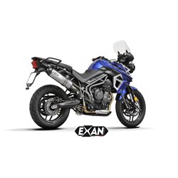 Moto výfuk Exan Carbon Cap Nerez Triumph Tiger 800 XR/XC/Xca/Xcx/Xrx/XRT 2017 - 2020  