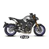 Moto Auspuff Exan Oval X-Black Carbon Yamaha MT-09 2014 - 2016 niedrige position full system