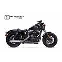 Moto Auspuff Ixil Harley Davidson SPORTSTER XL 1200 2004 - 2013 HC1-3C
