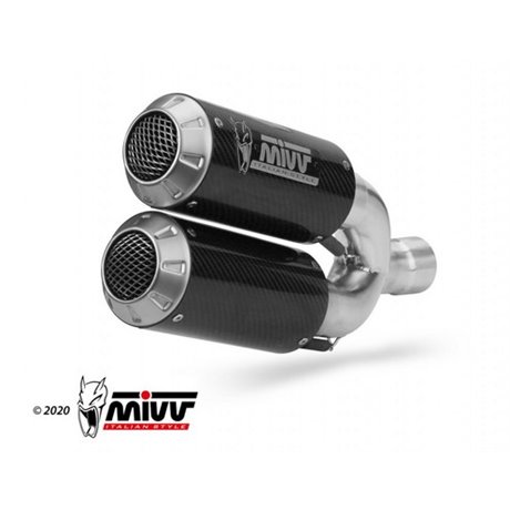 Moto výfuk MIVV MK3 CARBON DUCATI HYPERMOTARD 939 2016  -  2018