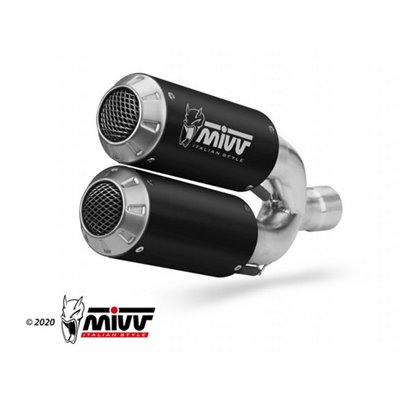 Moto exhaust MIVV MK3 BLACK DUCATI HYPERMOTARD 939 2016  -  2018