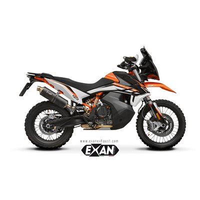 Moto výfuk EXAN KTM 890 ADVENTURE -A2 21 - 24 OVAL RALLY CARBON 