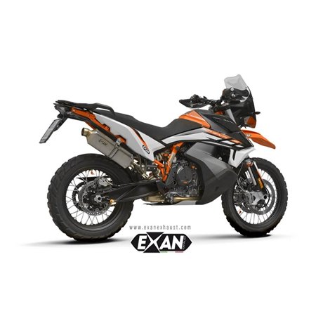Moto Auspuff EXAN KTM 890 ADVENTURE -A2 21 - 24 X-RALLY TITANIUM 