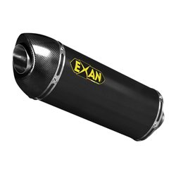 Moto exhaust Exan Carbon Cap Black Inox Yamaha XT 660 Z 2008 - 2016  