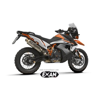 Moto výfuk EXAN KTM 790 ADVENTURE 19 - 20 OVAL RALLY TITANIUM 