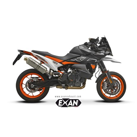 Moto Auspuff EXAN KTM 890 SMT 2023 X-RALLY TITANIUM 