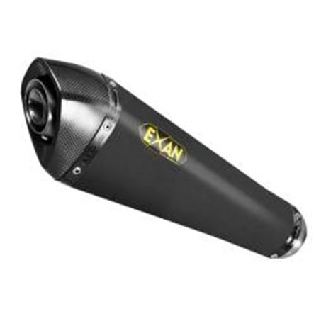 Moto výfuk EXAN MV AGUSTA BRUTALE 800  12 - 15 X-BLACK CONIC BLACK STAINLESS STEEL 