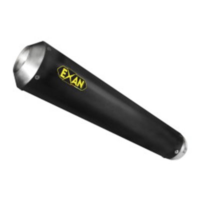 Moto exhaust EXAN SUZUKI GSR 600  06 - 11 TYPE 2 CONIC BLACK STAINLESS STEEL 