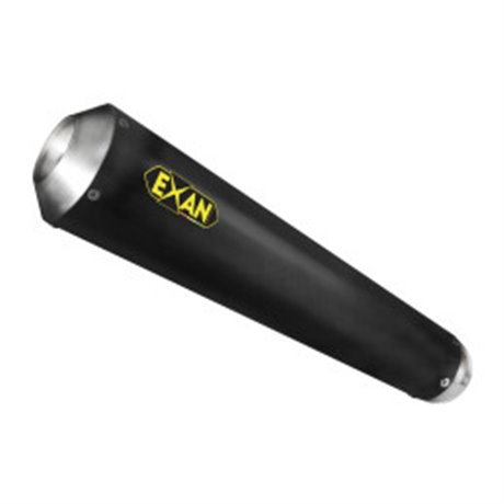 Moto exhaust EXAN SUZUKI GSR 600  06 - 11 TYPE 2 CONIC BLACK STAINLESS STEEL 