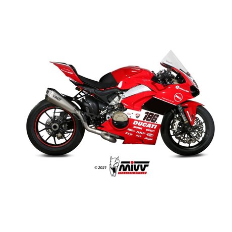 Moto Auspuff MIVV DELTA RACE FULL TITANIUM DUCATI PANIGALE V4 1100 2018  -  2022