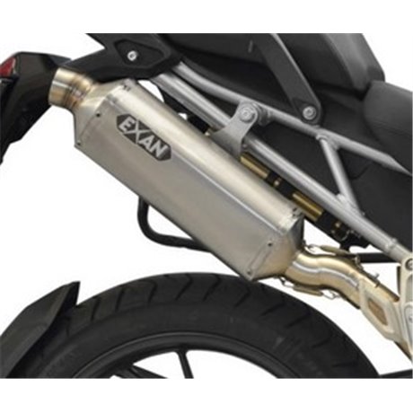 Moto Auspuff EXAN YAMAHA XT 1200 Z  10 - 16 X-RALLY STAINLESS STEEL 