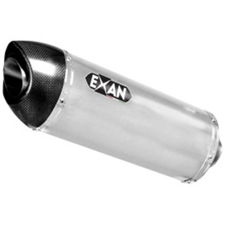 Moto exhaust EXAN YAMAHA XSR700  16 - 20 FULL SYSTEM 2-1 +OV CARBON CAP STAINLESS STEEL 