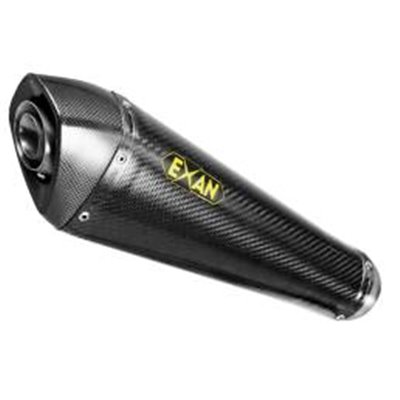 Moto exhaust EXAN YAMAHA YZF-R6  17 - 19 X-BLACK CONIC CARBON 