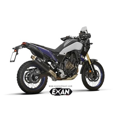 Moto exhaust EXAN YAMAHA TENERE 700 19 - 20 X-RALLY   CARBON 