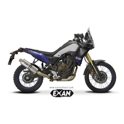 Moto exhaust EXAN YAMAHA TENERE 700 21 - 24 OV RALLY TITANIUM 
