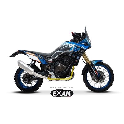 Moto exhaust EXAN YAMAHA TENERE 700 21 - 24 FULL SYSTEM 2-1   STAINLESS STEEL 