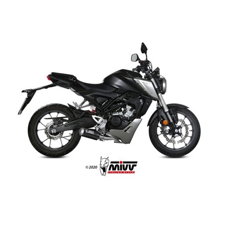 Moto exhaust MIVV MK3 CARBON HONDA CB 125 R 2018  -  2020