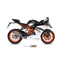 Moto exhaust MIVV KTM RC 390 2014 - 2016 SUONO INOX carbon cap