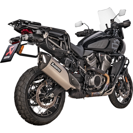 Akrapovic Slash-Cut Titanium/Titanium Harley Davidson Pan America 1250 2021 – 2024