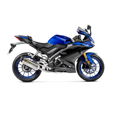 Akrapovic Racing Line Titanium | Stainless Steel/Carbon Yamaha YZF-R125 2019 – 2020