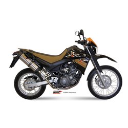 Moto exhaust MIVV YAMAHA XT 660 X/R 2004 - 2016 SUONO INOX carbon cap