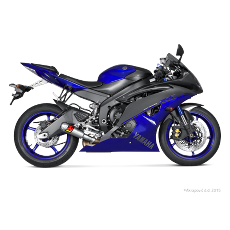 Akrapovic Slip-On Line Titanium/Titanium Yamaha YZF-R6 2006 – 2023