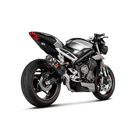 Akrapovic Slip-On Line Carbon fiber/Carbon Triumph Street Triple 765 S/R/RS 2017 – 2020