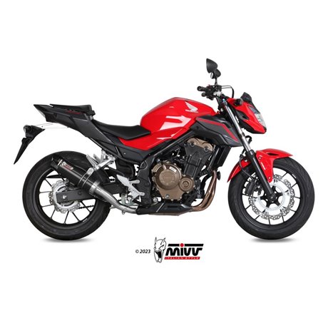 Moto výfuk MIVV GP-C BLACK with carbon cap HONDA CB 500 F 2016  -  2018