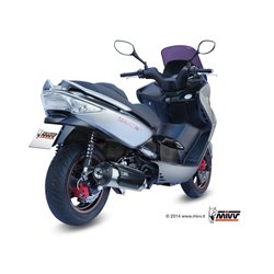 Moto exhaust MIVV KYMCO XCITING 300 2007 - 2014 - Inox